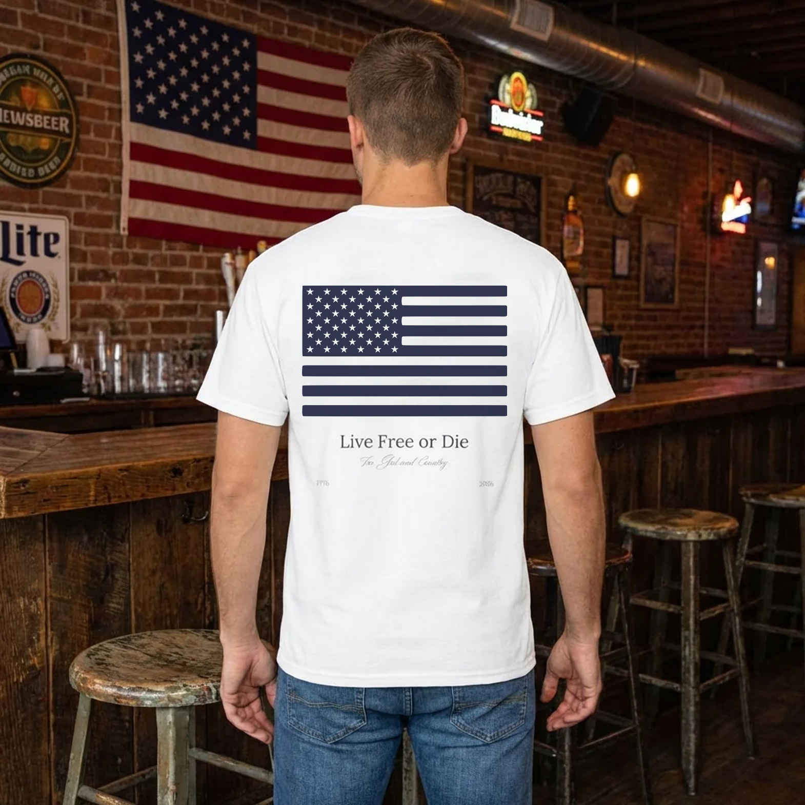 Live Free or Die T-Shirt | 100% Made in USA