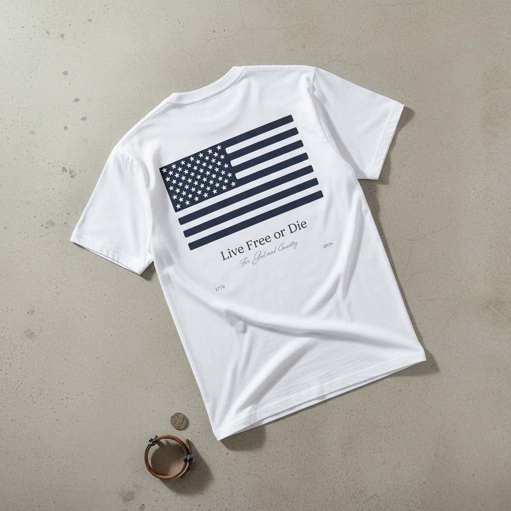 Live Free or Die T-Shirt | 100% Made in USA