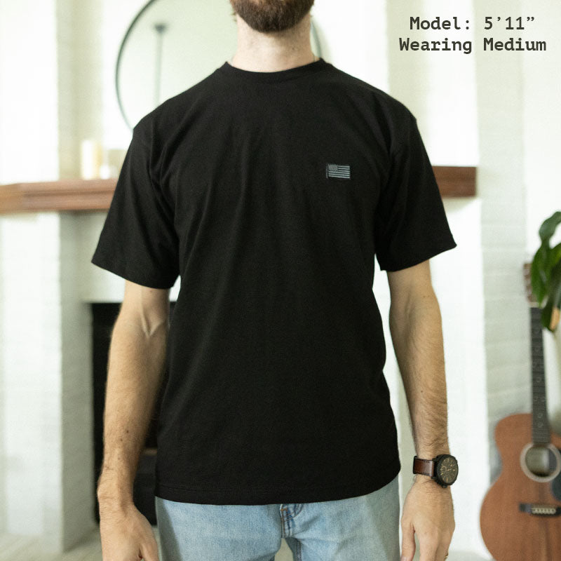 Subtle Flag Tee (multiple colors)