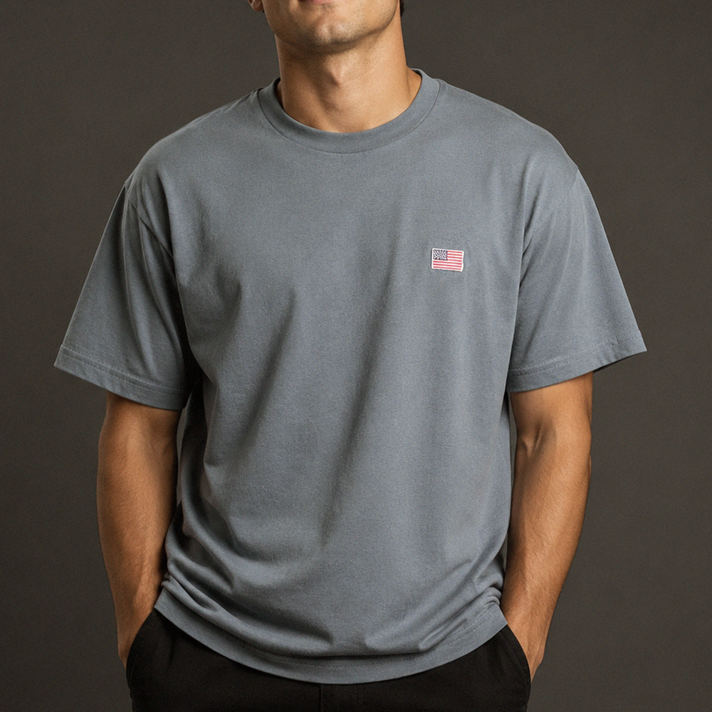 Subtle Flag Tee (multiple colors)